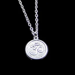 Мода 18мм Йога Om ожерелье цепи Link Женский Choker ожерелье Творческое ювелирных изделий партии подарка