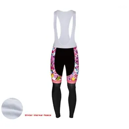 Sptgrvo Lairschdan Kadın Kış Bisiklet Ön Bib Pantolon Uzun 9D Jel Pad Bisiklet Culottes Termal Polar Pantalon Ciclismo Invierno Mujer1