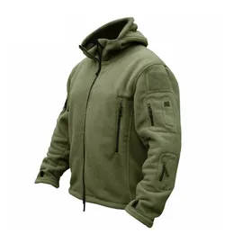 ZOGAA Brand Military Men Fleece Tactical Jacket Outdoor Thermal Breathable Sport Hiking Polar Jacket Coat Mens Jackets and Coats 201103