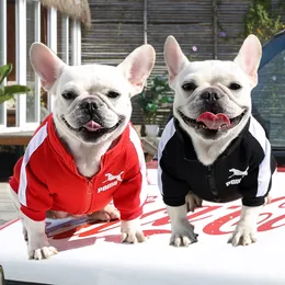 Mjuk och varm hundjacka Designer hundkläder Djurkläder Sublimationstryckt tröja för små hundar Chihuahua Yorkie Fransk Bulldog Röd 3XL A275