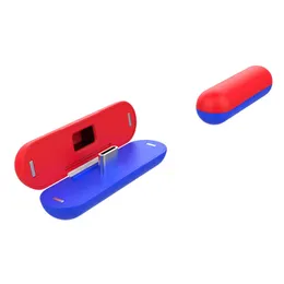 Kabelloser Bluetooth-Empfänger, Audio-Adapter, Typ-C-Audiokonverter für Nintendo Switch, Spielekonsole, Bluetooth-Empfänger, Blau, Rot