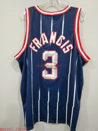 Özel Dikişli Nadir Steve Francis 3 Gerileme Jersey XS-6XL Erkek Basketbol Formaları Ucuz Erkek Kadın Gençlik