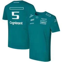 2022 nuova F1 T-shirt squadra di corse abbigliamento da uomo a maniche corte girocollo appassionati di auto vestiti commemorativi