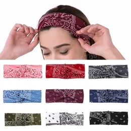 Turbante Boho Ampio cotone elasticizzato Accessori per capelli moda donna Turbante Copricapo Fasciatura Fasce per capelli Bandana Copricapo