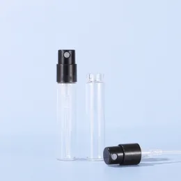 1.8ml / 2.5ml小さなガラス香水ボトル化粧品包装用の透明なミストスプレーボトル