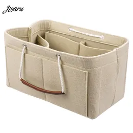 Für SPEEDY 25 30 35 Einsatztasche Organizer Tragbare Kosmetiktaschen Filztuch Make-up Handtasche Organizer Reise Innere Geldbörse Y200714