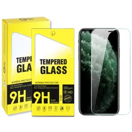 Para 2020 novo protetor de tela de vidro temperado iphone 9h 2.5D para iphone 12 13 13Pro max x com caixa de varejo