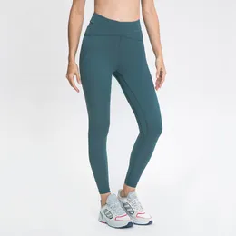luluCross Сетчатые брюки для йоги с талией, леггинсы для женщин, бег, фитнес, тренировки, спортивные брюки для спортзала, однотонные леггинсы с высокой талией, полная длина