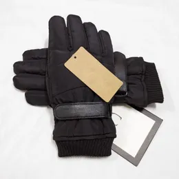 メンズウィンターフィンガースキー手袋防水タッチスクリーン手袋厚くスキーグローブ3カラー暖かいソフトDHL配送
