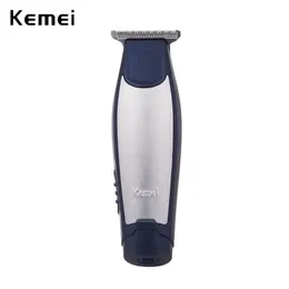 Barba cabelo aparador elétrico kemei clipper recarregável barbear barbear máquina de barbear para homem ferramenta Shaver 220216