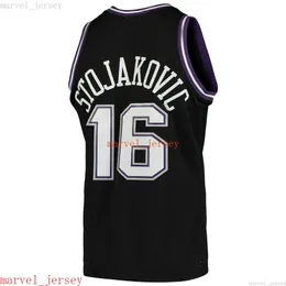 100% сшитый Peja Stojakovic 2001-02 Джерси XS-6xl Mens Baskacks баскетбольные майки