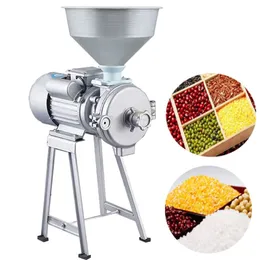 1.5kw powerful multi-function Wet and dry grain refiner crusher grinder chili sauce seasum paste peanut butter machine