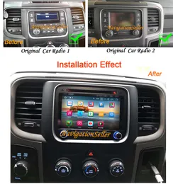 Android10.0 PX5 OCTA Core 7.0 polegadas Carro de tela estéreo navegação para Dodge Ram1500 2500 3500 4500 2013-2017 com carro DVD GPS Vídeo de áudio