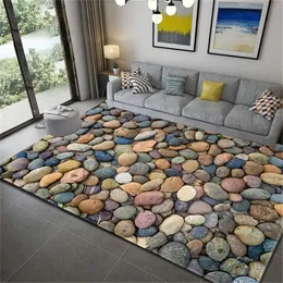 star 3D Carpet Stone Printed Soft Flannel Large Carpet For Rooms Mats In The Hallway Antislip Kitchen Mat Big Floor Rugs 201225