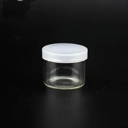 Şeffaf kapak Tıp Şişeler Wax Yağı Cam Dab Jar Mini Yüksek Kalite 6ml Konsantre Konteyner Kavanoz