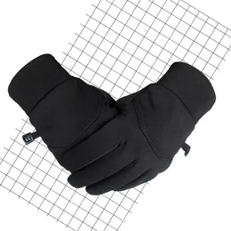 Ciepłe rękawiczki z ekranu dotykowego z pełnym palcem dla mężczyzn dla mężczyzn Winter Windproof Waterproof Waterproof, bez poślizgu zagęszczony zimno