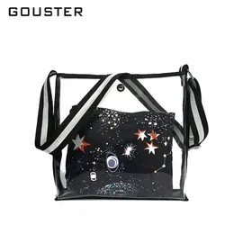 Shopping Bags Fashion Handbag High Quality Transparent Women Shoulder Messenger Cheap Luxury Female Beach Jelly PVC Clear 220303