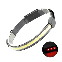 USB Charge Fishing Lamp Headwear Men COB Head Lamps Portable Run Outdoors Electric Light Fashion High Quality 23 5jh P2