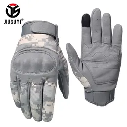 Taktische Militärische Armee Handschuhe ACU Camouflage Touchscreen Paintball Kampf Kampf Harte Knuckle Fahrrad Voll Finger Handschuhe Männer Y200110