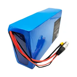 Anpassad 24V 25AH Escooter Batterier 36V 48V 20AH litiumbatteri 52V 17.5ah elektrisk cykelbatteri med laddare