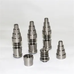 hand tools GR2 Titanium Nail 10mm 14mm 18mm 6 IN 1 Adjustable Domeless Enails M & F Joint for 16mm or 20mm Enail Coil Glass Bongs