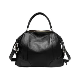 HBP Neue Echtledertasche für Damen, klassische Litschi-Maserung, einzelne Schulter-Umhängetaschen, große Kapazität, Einkaufstasche, Handtaschen, Geldbörse 2P1006