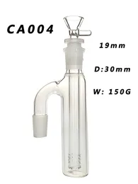 Shisha-Teile und Zubehör aus Glas, Aschefänger, 19-mm-Diffusor mit Unterrohr. 19mm 90° CA004