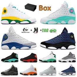 Top Quality Jumpman 13 13s XIII Basketball Shoes For Mens Womens Obsidian French Blue Brave Altitude Black Cat Flint Chicago Love Respect Trainers Sports Sneakers