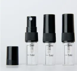 2 ml Mini Bottiglie Spray Profumo Vuoto Fiale Bottiglia di Vetro Aromaterapia Nebbia Fine Atomizzatore Per Campione Cosmetico Da Viaggio SN3373
