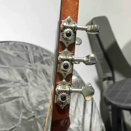 Chitarra Acustica 40 Pollici Tutto Legno Massello Di Koa, Modello OM42, Tastiera Ebano, Professionale