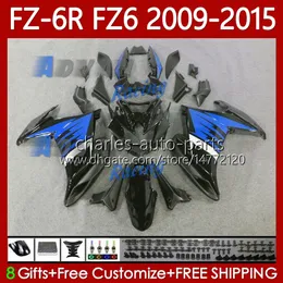 Yamaha FZ6 FZ 6R 6N 6N 600 FZ-6R FZ600 FZ6R 09 10 11 12 13 14 15 Bodys 103no.95 FZ6N Blue Black 2009 2010 2011 2012 2013 2014 2015 FZ-6N 09-15 OEM Fairing