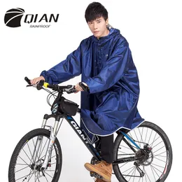 Qian Yağmur Geçirmez Yetişkin Açık Panço Yağmurluk Kalın Oxford Su Geçirmez Kollu Açılış Tasarım Bisiklet Kamp Ekipmanları Rainwear 201015