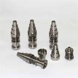 El Aletleri Evrensel Domeless 6 in 1 Titanyum Çiviler 10mm 14mm 18mm Ortak Erkek ve Kadın Tırnak Yüksek Kalite