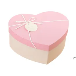 Newvalentines Day Soap Kwiat Kwiaty W kształcie serca Róża Kwiaty i Box Bukiet Dekoracja Ślubna Prezent Festiwal Gifts RRD12945