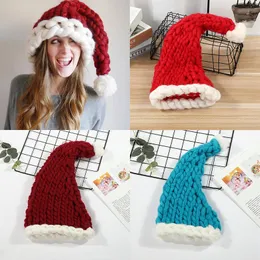 DHL 2020 3styles Wool Knit Hats Christmas Hat Fashion Home Outdoor Party Autumn Winter Warm Hat Xmas gift party favor indoor tree decor