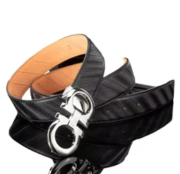 Cintura firmata Uomo Donna Abbigliamento Accessori Cinture da lavoro Fibbia grande F Cinturino in vera pelle di alta qualità di lusso con scatola originale