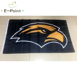 Bandiera NCAA Southern Miss Golden Eagles 3 * 5ft (90 cm * 150 cm) Bandiera in poliestere Banner decorazione bandiera del giardino di casa volante Regali festivi