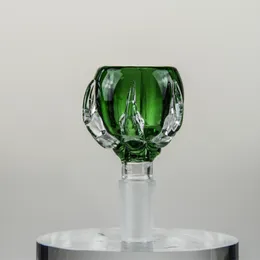 14mm 18mm Dragon Bowl Claw Färgade glasskålar Multicolor Tjock Man Bong Glasskålar för vattenrör Toppkvalitet Tjocka Glasskålar 5 färger