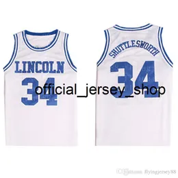 NCAA 34 예수 셔틀 워스 저지 저렴한 33 명 Johnson 대학 농구 유니폼 고품질