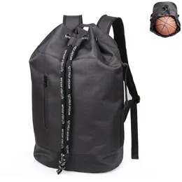Men Sport Gym Drawstring Backpacks Basketball Fitness Bags Women Training Backpack Soild Color Unisex Outdoor Sport Bag Q0705
