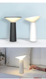 Funghi girevoli semplici Luce notturna a led Lampada da comodino con ricarica USB Lampada da notte Lampada lunare Lampada da scrivania per soggiorno Luce per dormire per bambini