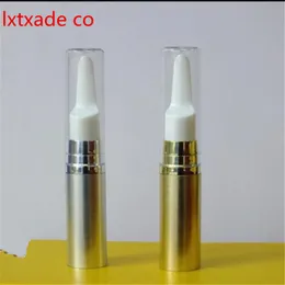 Spedizione gratuita 5 ml Gold Silver Empty Pack Bottle Pump Pen Nuovo stile Top Grade Mini Eye Gel Contenitori cosmetici essenziali