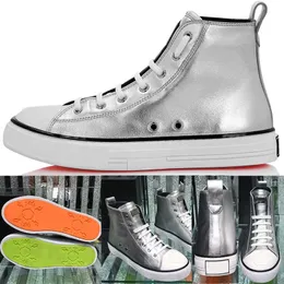 Дизайнер MEGASTAR Мужские высокие верхние туфли мужчины роскошный металл и мокасин кроссовки бренда качества обуви прочный модный цвет подошва размер 38-46 с оригинальной коробкой