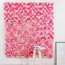Artificial Rose Flower Fillo Festival de Casamento Aniversário Flor Fotografia de Parede De Fundo Decoração Arte Floral Background 40 * 60 cm
