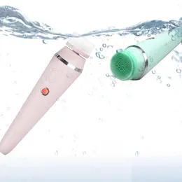 シリコーンフェイシャルクレンザー防水スクラバー充電式フェイスブラシPORE CLEANER 4対1の電気フェイスウォッシュ株式DHL