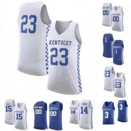 NCAA Koleji Kentucky Wildcats Basketbol Forması 22 Shai Gilgeous-Alexander 15 Kuzenler 0 Quade Yeşil 2 Ashton Hagans Özel Dikişli