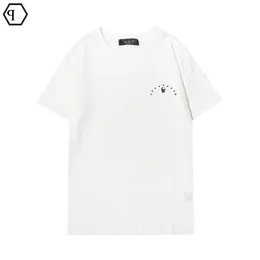 필립 일반 남자 디자이너 PP 해골 다이아몬드 티셔츠 짧은 소매 달러 갈색 곰 브랜드 티 O 넥 고품질 두개골 Tshirt 티셔츠 Tops22s 새로운