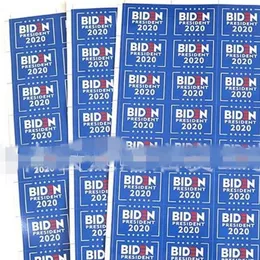 2020 Self Adhesive Facial Sticker 32 Pieces United States President Election Blue Biden Paster Rectangle Outdoor Party 1lg G2