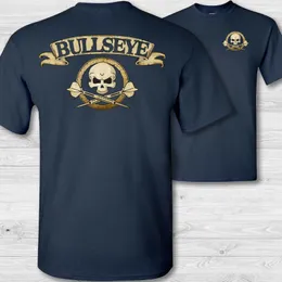 Darts Crossbones T-Shirt Bullseye Skull Shirt Throwing Darts Badge T-Shirt Double Side1260z
