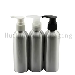 20x150ml Svuotare pompa della lozione bottiglie d'argento alluminio del sapone liquido Contenitori Crema corpo della bottiglia contenitore cosmetico